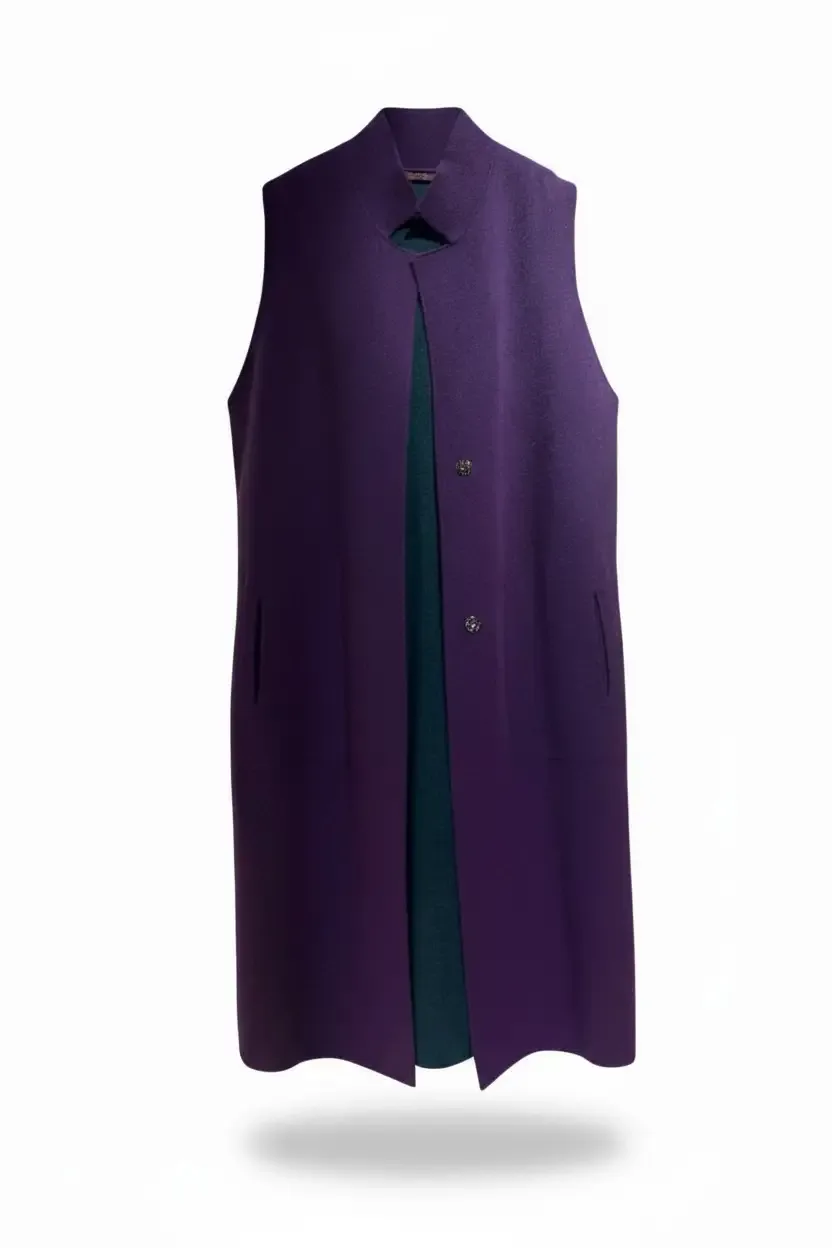 Chaleco Tíbet Cashmere (morado)